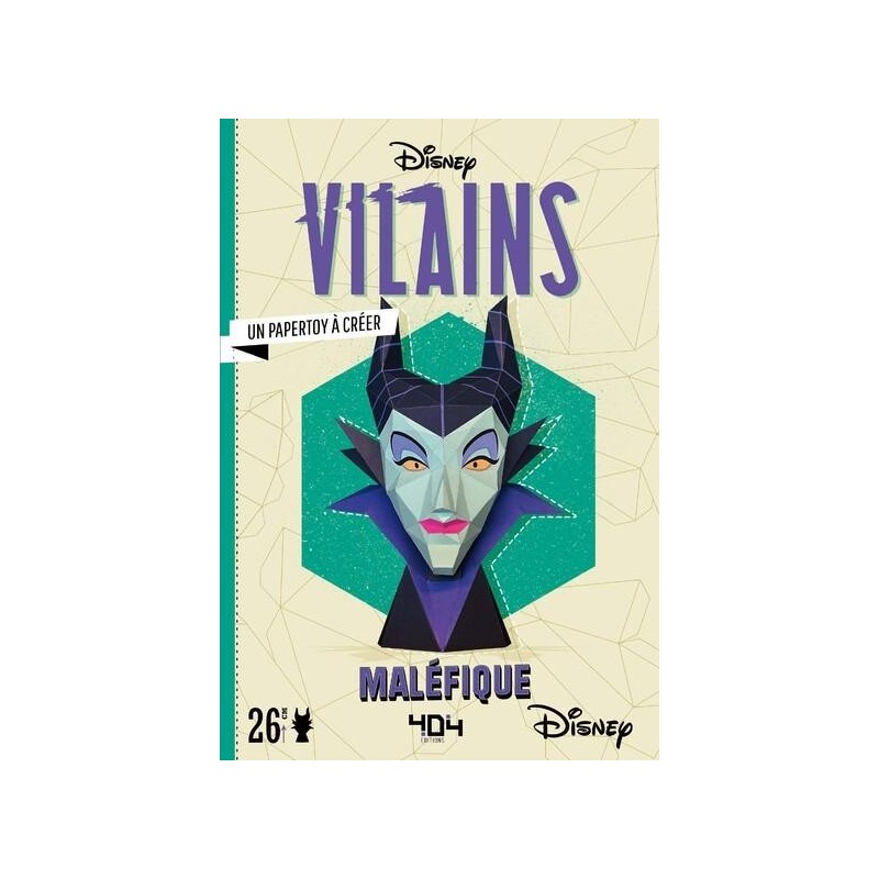 DISNEY VILLAINS - MALEFIQUE - UN PAPERTOY A CREER 