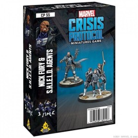 Marvel Crisis Protocol Nick Fury and SHIELD agents- miniature