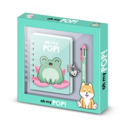 OH MY POP! - Froggy - Gift Box - Journal Intime + Stylo 2