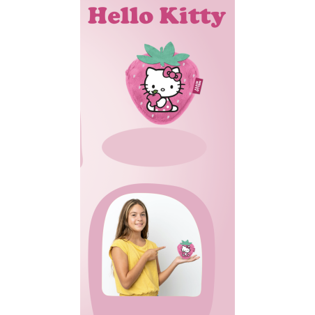 HELLO KITTY - Strawberry - Fur Coin Purse '12x11x2cm' 
