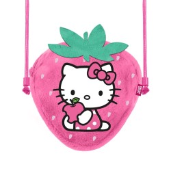 HELLO KITTY - Fraise - Mini Sac Ã  BandouliÃ¨re Fourrure '20x15x6cm' 2