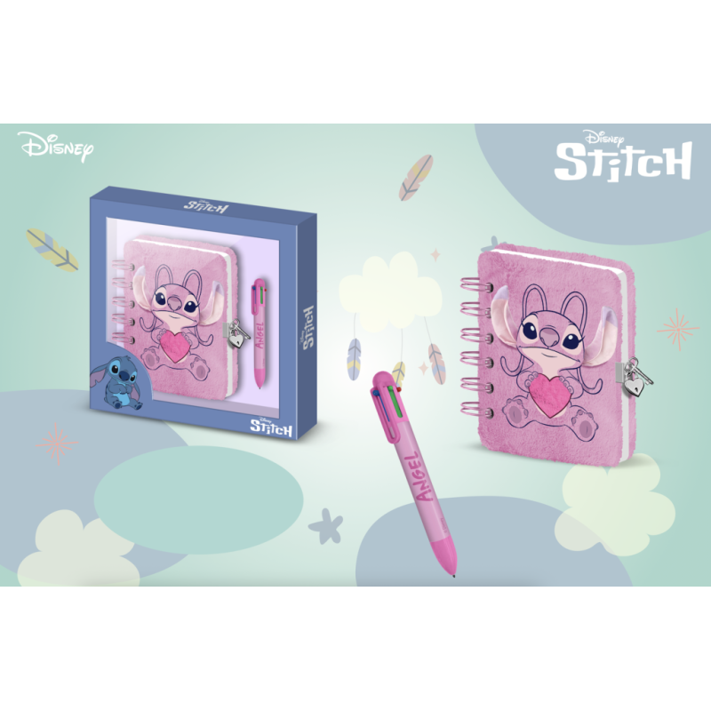 ANGEL - Love - Gift Box - Journal Intime Fourrure + Stylo 