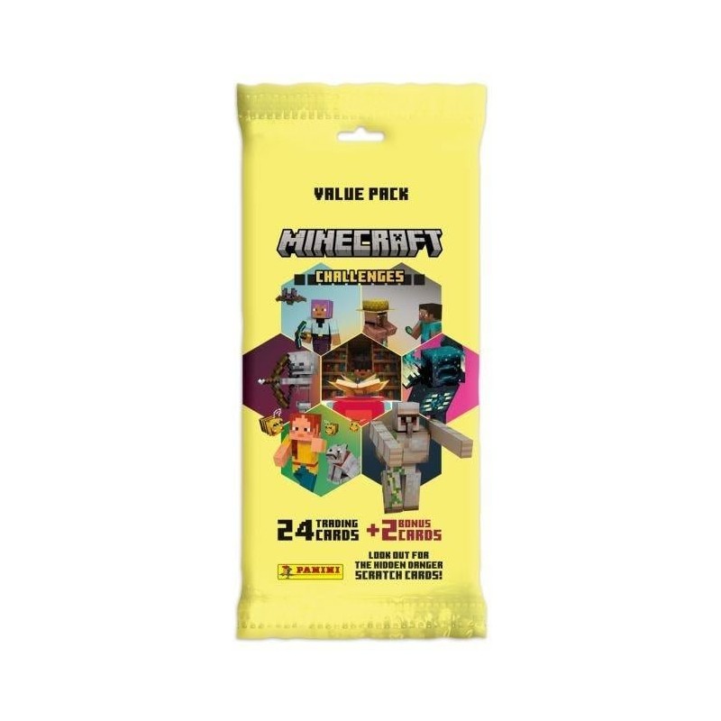 MINECRAFT - Panini Pochette 26 Trading cards 