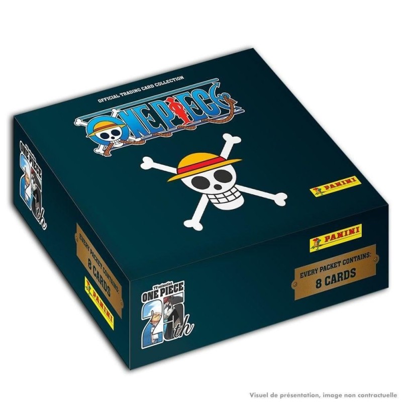 ONE PIECE - Panini Display 18 Pochette 8 Trading cards 