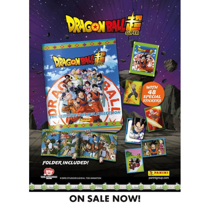 DRAGON BALL - Panini Display 36 Packet Stickers 