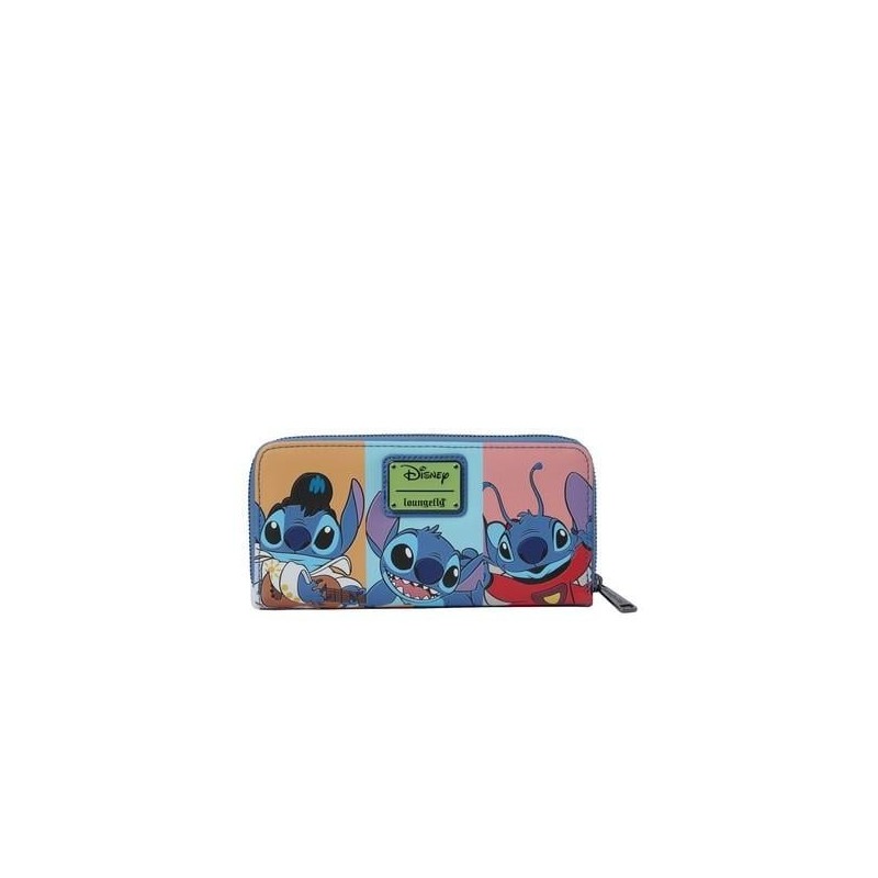 DISNEY - Jaase Stitch Colorblock - Portefeuille LoungeFly Exclusive 