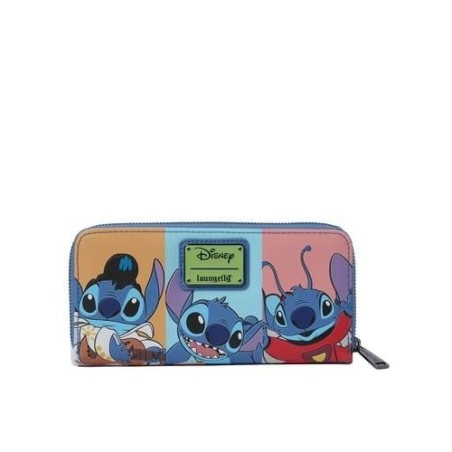 DISNEY - Jaase Stitch Colorblock - Portefeuille LoungeFly Exclusive 