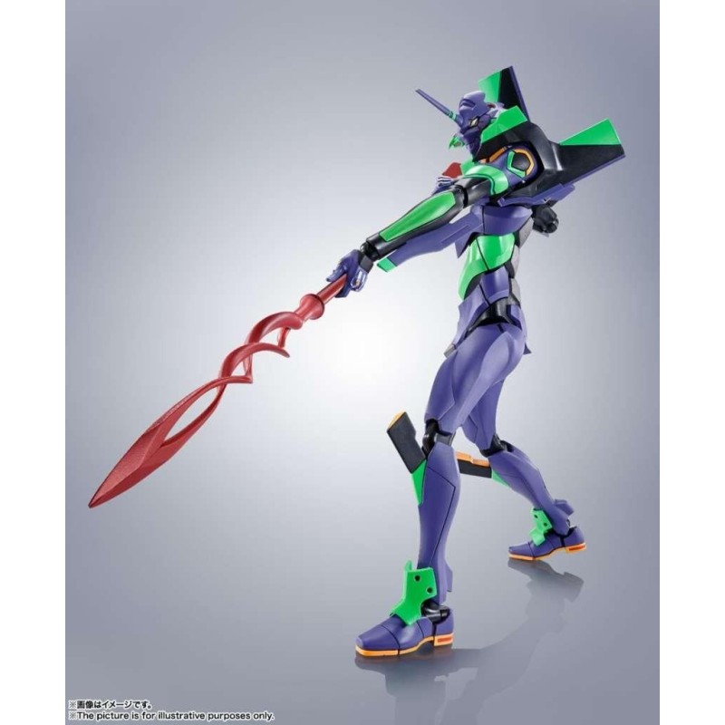 EVANGELION - EVA-01 + Spear of Cassius - Figurine Robot Spirits 17cm 