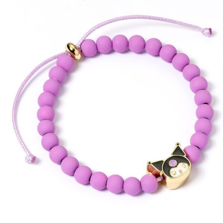 KUROMI - Purple - Bead Bracelet 