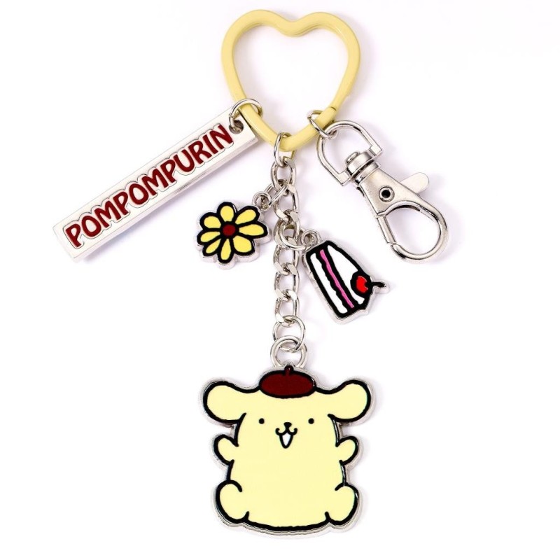 HELLO KITTY - Pompompurin - Porte-Clés avec Charmes 
