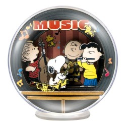 PEANUTS - Night Of Music - Wood Model Kit Globe Theater 2