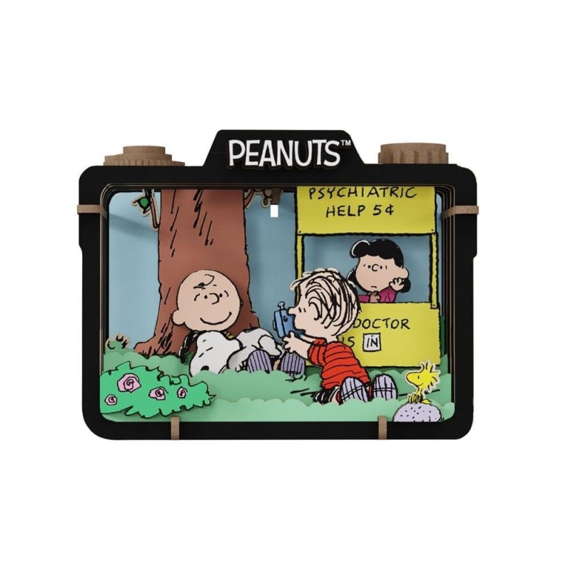 PEANUTS - Summer Snapshot - Wood Model Kit Theater 