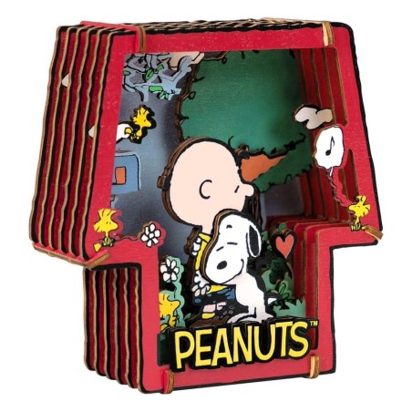 PEANUTS - Healing Hug - Wood Model Kit Theater 