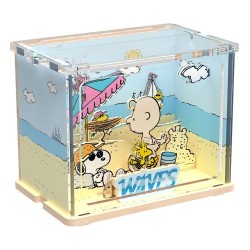 PEANUTS - Mini Scene Chilling At The Beach - Wood Model Kit 2
