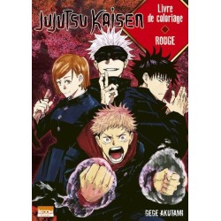JUJUTSU KAISEN - Livre de coloriage rouge 2