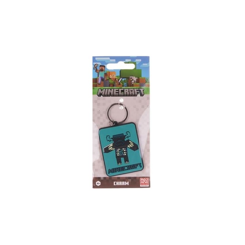 MINECRAFT - Buffalo - Rubber Keychain 