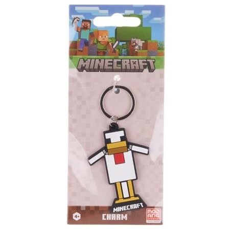 MINECRAFT - Canard - Porte-clés en Caoutchou 