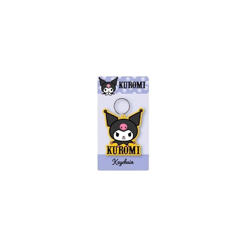 KUROMI - Jaune - Porte-clés en Caoutchou 