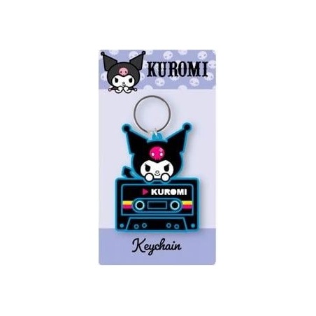KUROMI - Bleu - Porte-clés en Caoutchou 