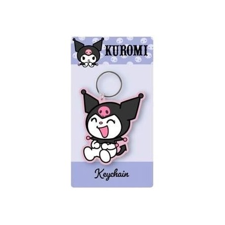 KUROMI - Rose - Porte-clés en Caoutchou 