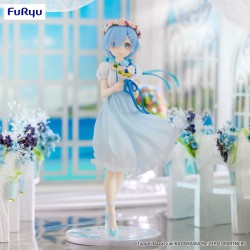 RE ZERO - Rem "Bridesmaid" - Statue Trio-Try-It 21cm 2