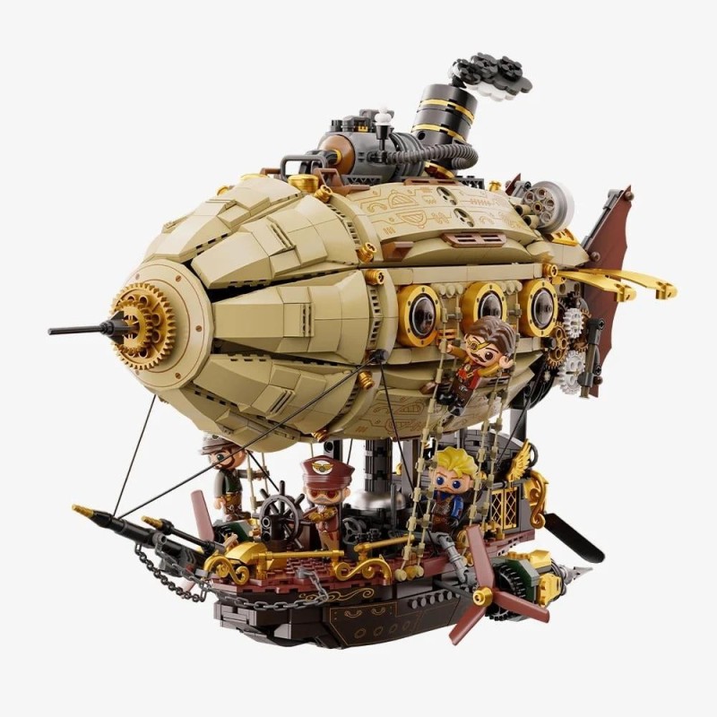 PANTASY - Steampunk Airship - Bloc de Construction 2858 pcs 