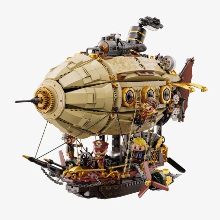 PANTASY - Steampunk Airship - Bloc de Construction 2858 pcs 
