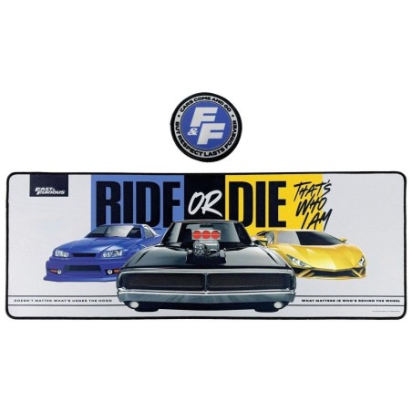 FAST & FURIOUS - Ride or Die - Tapis de Bureau XL + 1 Sous-Verre 