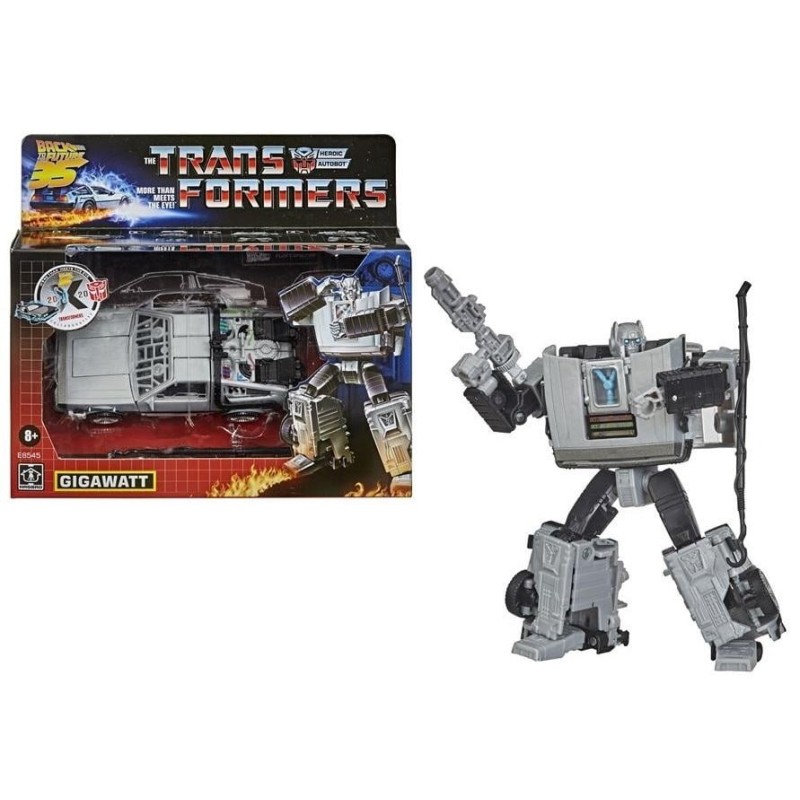 TRANSFORMERS X RETOUR VERS LE FUTUR - Gigawatt - Figurine 14cm 