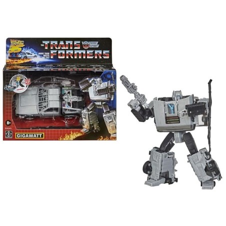 TRANSFORMERS X RETOUR VERS LE FUTUR - Gigawatt - Figurine 14cm 