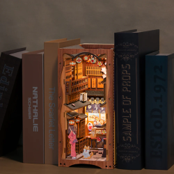 BOOK NOOK KIT - DIY - Under The Sakura Tree - 214pc + LED Light 2