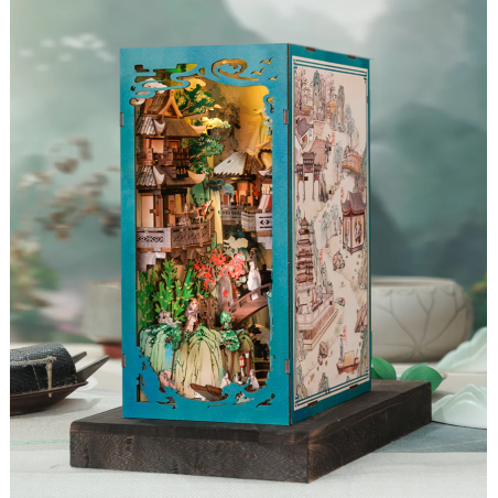 BOOK NOOK KIT - DIY - Su Dongpo's Life - 280pc + LED Light 