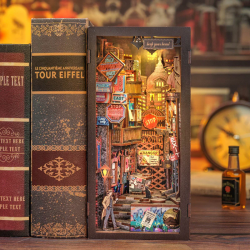 BOOK NOOK KIT - DIY - The Long Goodbye - 238pc + LED Light 2