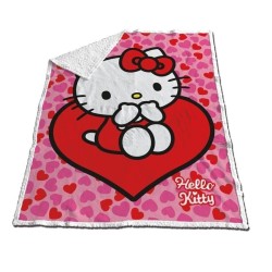HELLO KITTY - Couverture Sherpa 120x150cm 2