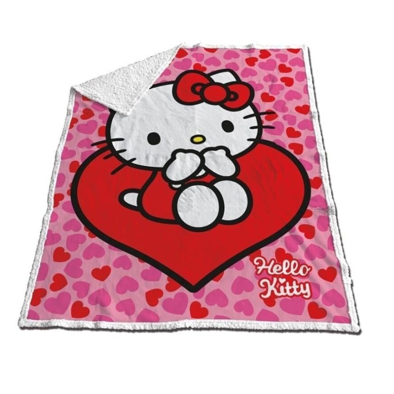 HELLO KITTY - Sherpa Blanket 120x150cm 