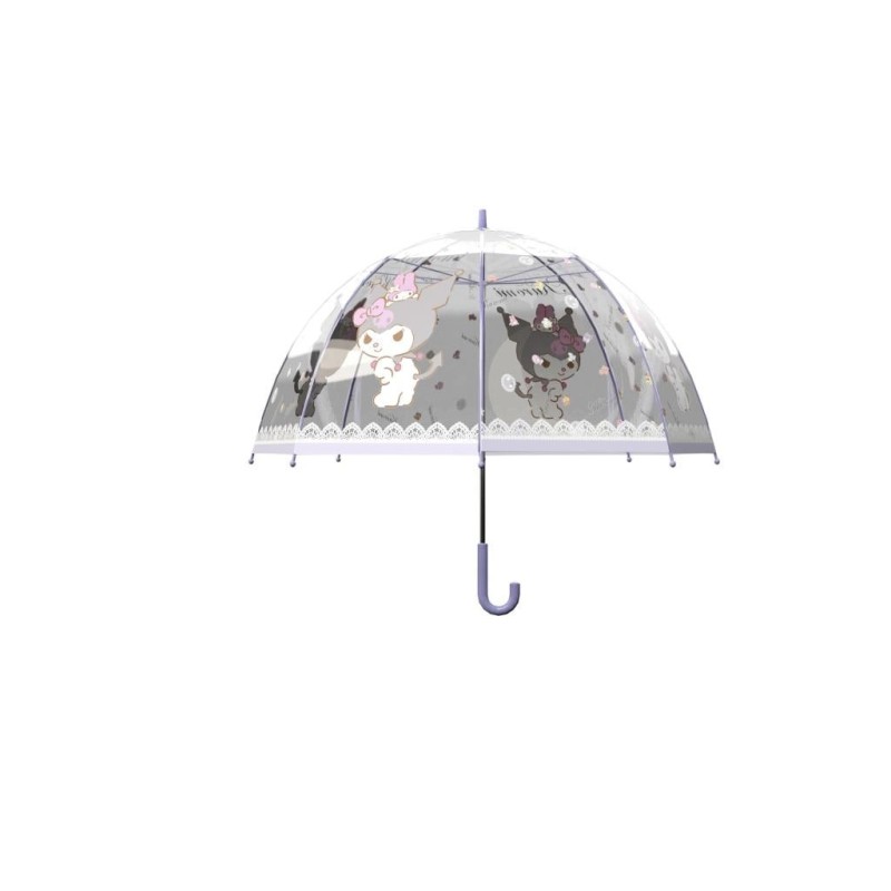 KUROMI - Parapluie Transparent Manuel 48 cm 