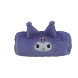 KUROMI - Purple - Fur Square Pencil Case 2