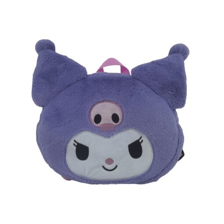 KUROMI - Purple - Fur Backpack - 28x24x7cm 