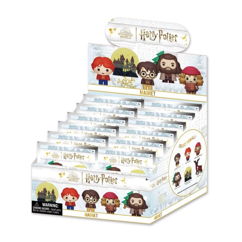 HARRY POTTER -Series 1 -3D Foam Magnets in blind bags (Display 12 Pcs) 