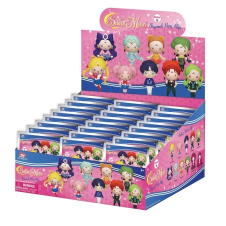 SAILOR MOON - Series 6 - 3D Foam Bag Clip (Display 24 Pcs) 