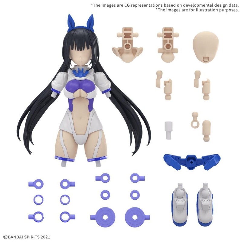 30MS - Option parts set 21 (Sprint costume) (Color B) - Model Kit 