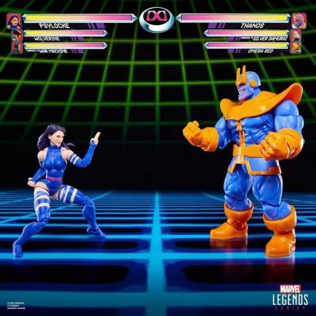 MARVEL - Psylocke VS Thanos - Figurine Legend Series 15cm 