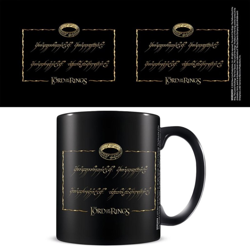 THE LORD OF THE RINGS - One Ring - Black Pod Mug 11oz 
