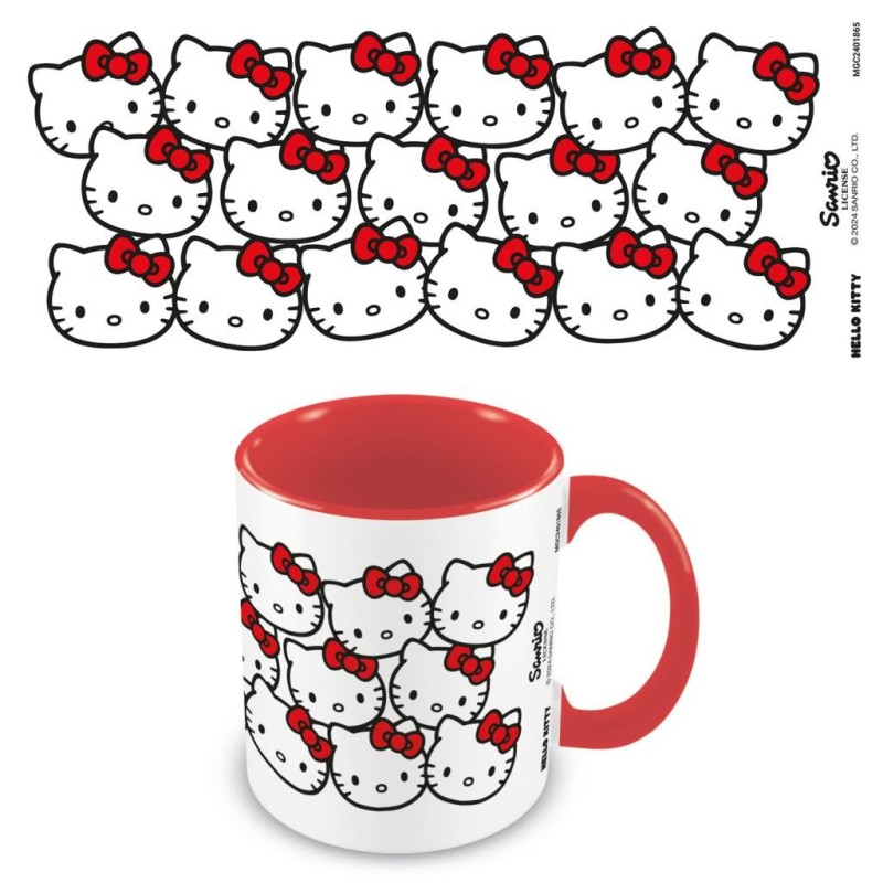 HELLO KITTY - Many Kittys - Mug Intérieur Coloré 325ml 