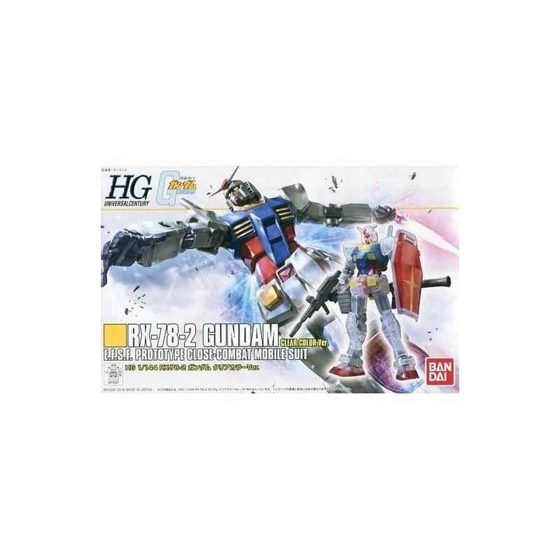 GUNDAM - HGUC 1/144 RX-78-2 Gundam Clear Color - Model Kit 