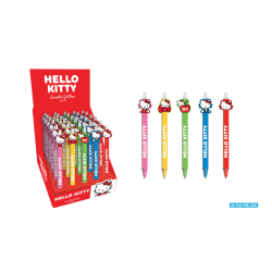 HELLO KITTY - Stylo Ã  Gel EffaÃ§able +Head Topper (Display de 30pcs) 2