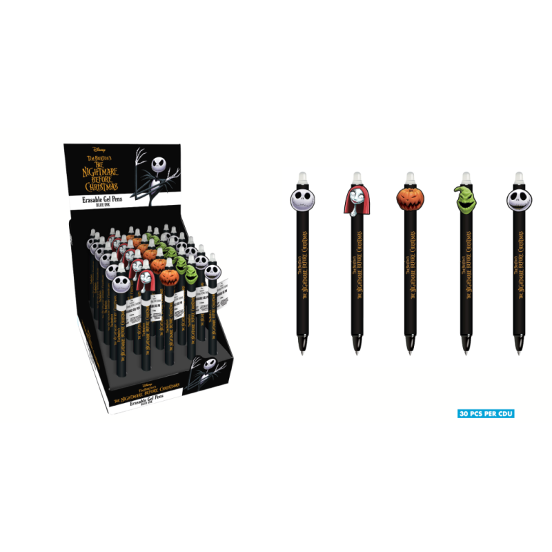 NBX - Stylo à Gel Effaçable +Head Topper (Display de 30pcs) 