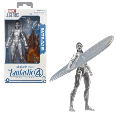 LES 4 FANTASTIQUES 2025 - Surfeuse d'Argent - Fig. Legends Series 15cm 