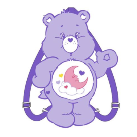CAREBEAR - True Haert Bear - Plush Backpack- 30x17x11cm 