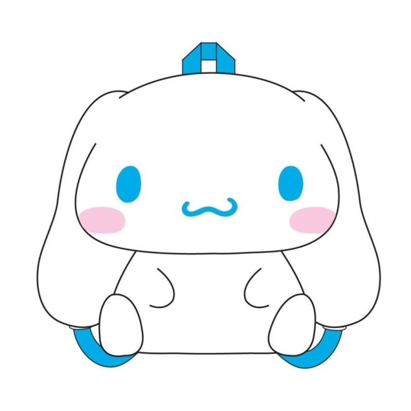 CINNAMOROLL - Plush Backpack - 30x17x11cm 